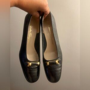 Salvatore Ferragamo Black Pumps